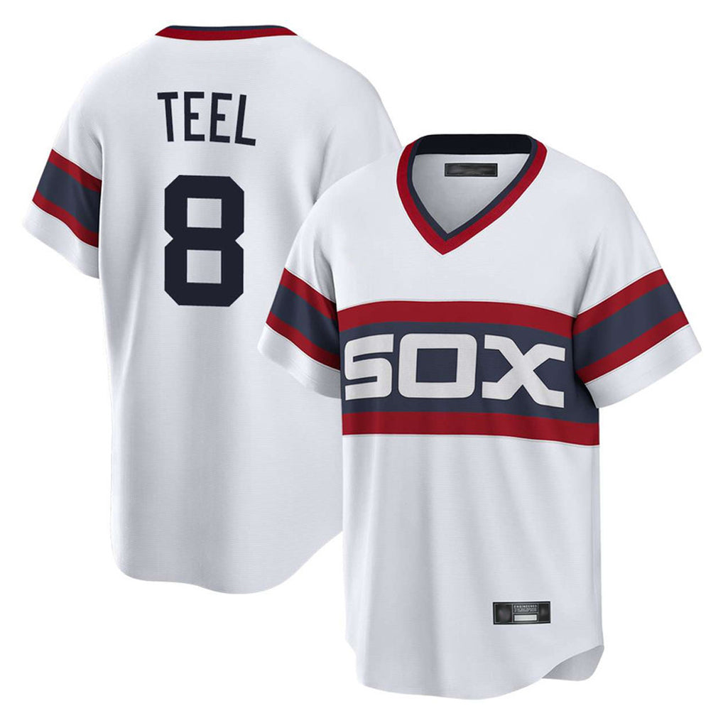 harde C.White Sox #8 Kyle Teel Player White T-shirt Home Game Stitched Jerseys