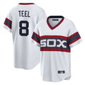 harde C.White Sox #8 Kyle Teel Player White T-shirt Home Game Stitched Jerseys