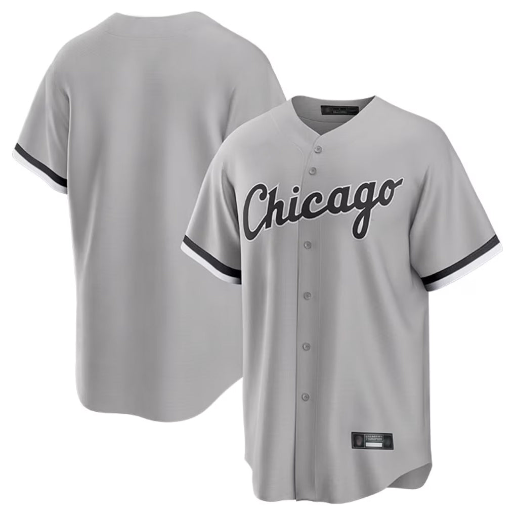 harde C.White Sox ## White Sox Blank Player Gray Home Game Stitched Jerseys