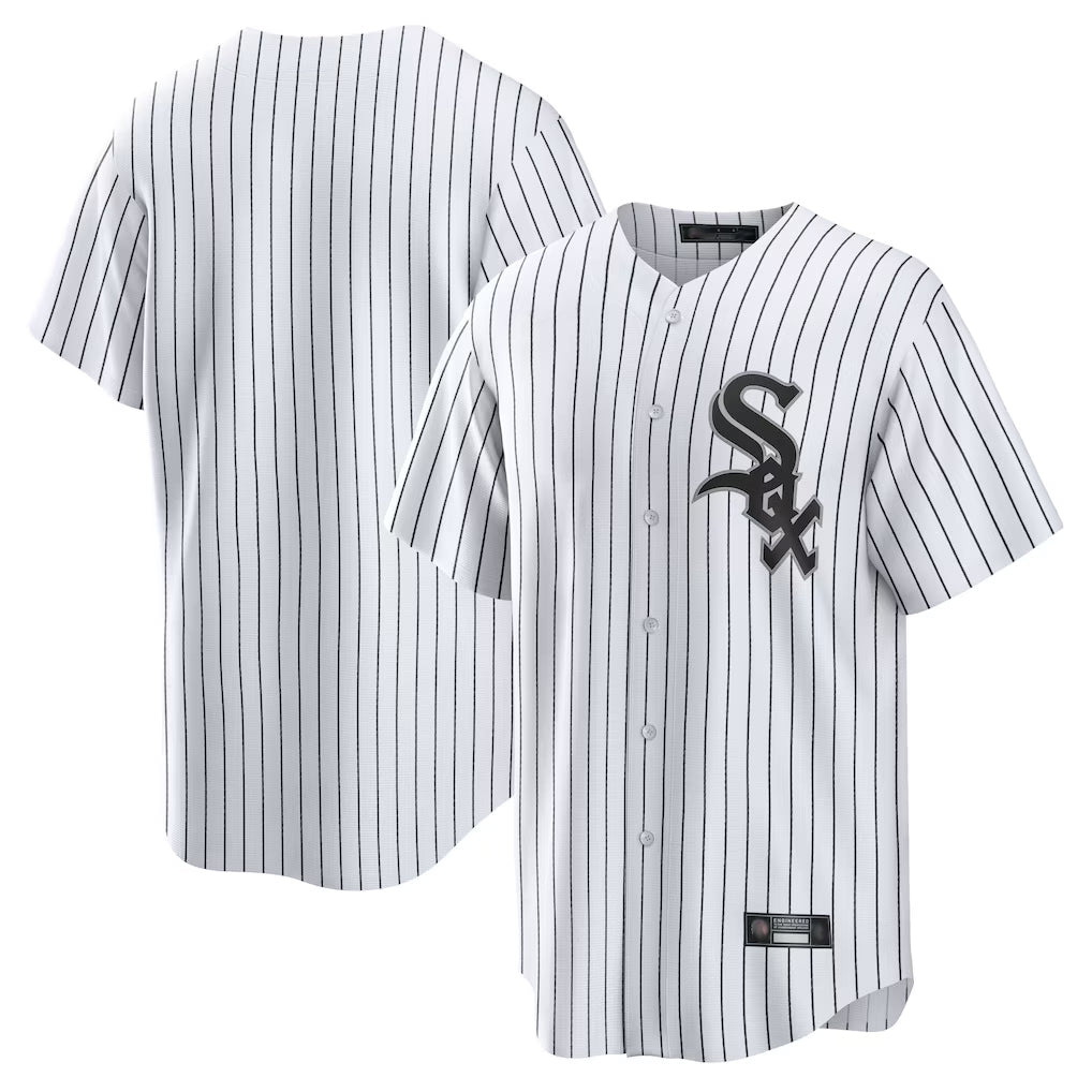harde C.White Sox ## White Sox Blank Player White Stripe Home Game Stitched Jerseys