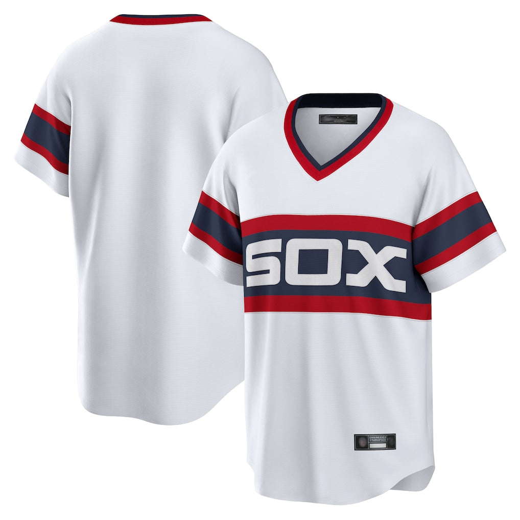 harde C.White Sox ## White Sox Blank Player White T-shirt Home Game Stitched Jerseys