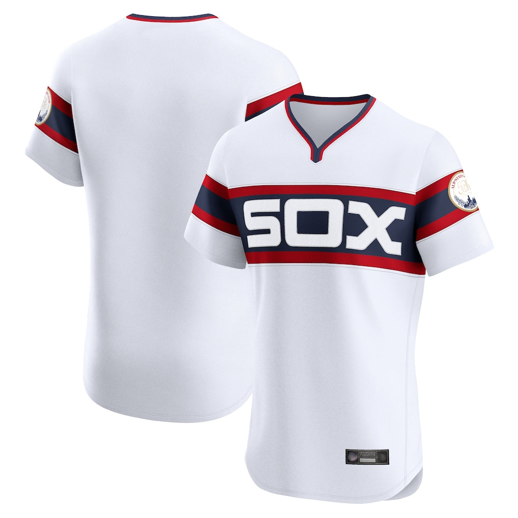 harde C.White Sox ## White Sox Blank Player White T-shirt Limtied Elite Home Stitched Jerseys