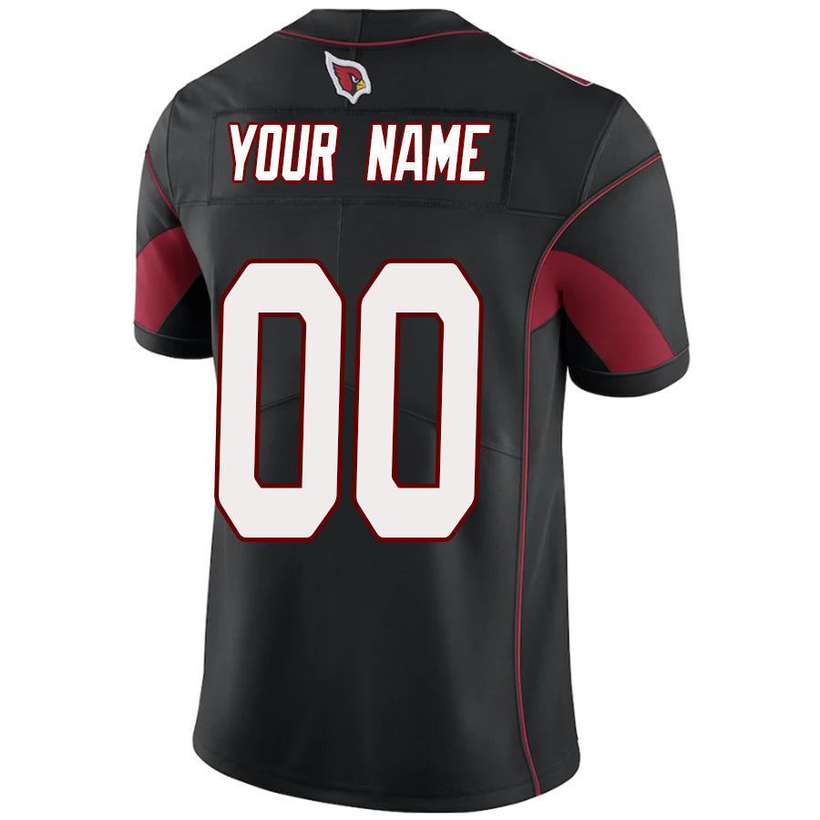 harde Custom A.Cardinal Black Vapor Limited Elite Stitched Jerseys