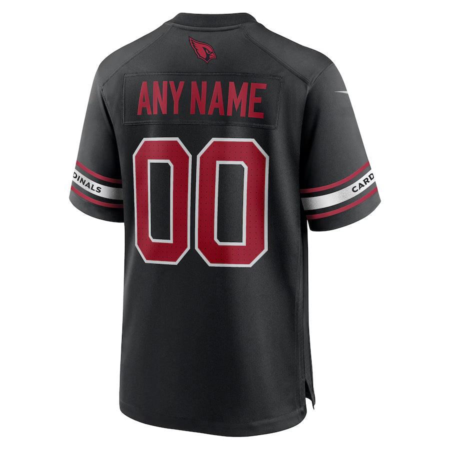 harde Custom A.Cardinals Black Replica Alternate Game Stitched Jerseys