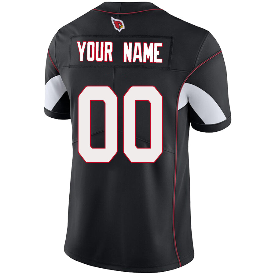 harde Custom A.Cardinals Black Vapor Untouchable Elite Stitched Jerseys