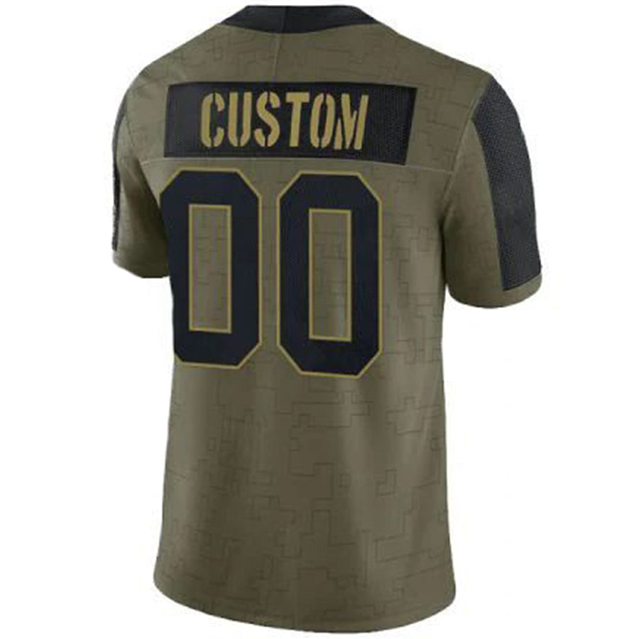 harde Custom A.Cardinals Olive Salute To Service Limited Stitched Jerseys