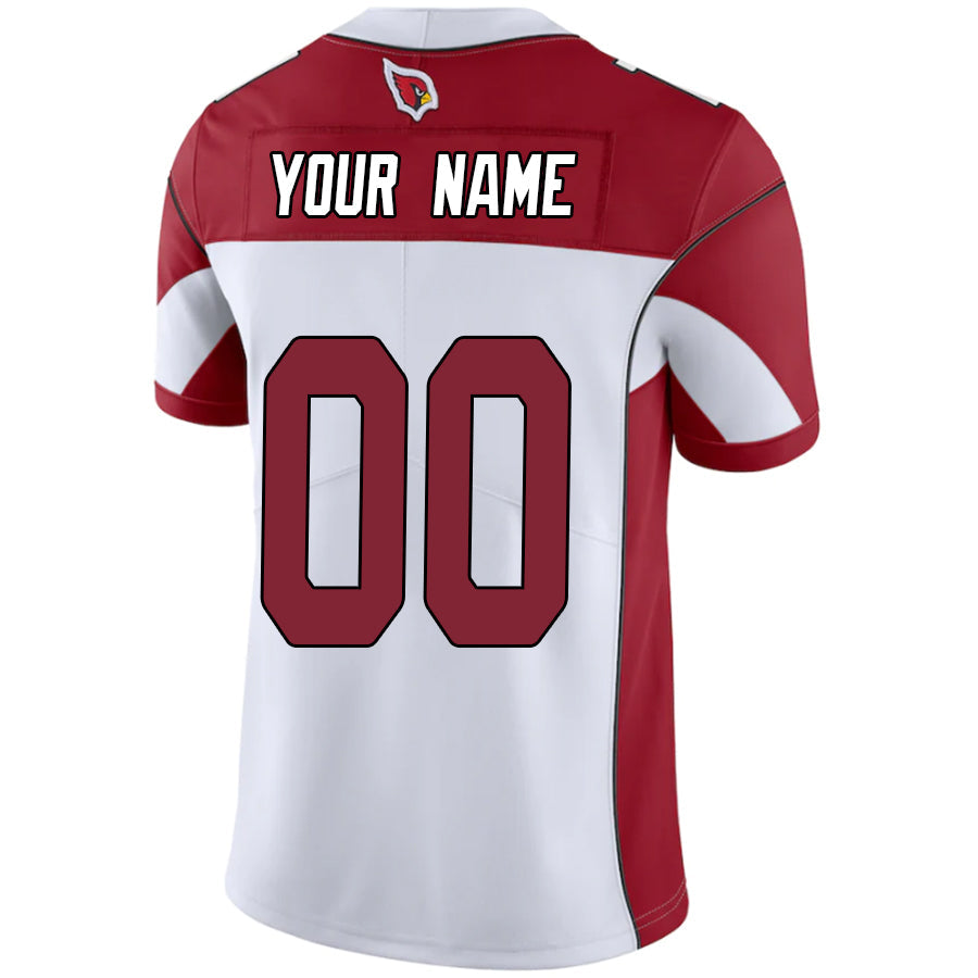 harde Custom A.Cardinals White-Red Vapor Untouchable Elite Stitched Jerseys