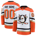 harde Custom A.Ducks White Away Premium Jerseys