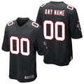 harde Custom A.Falcons Black Alternate Game Stitched Jerseys