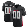harde Custom A.Falcons Black Home Game Any Name & Numbers Stitched Jerseys