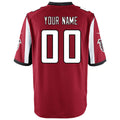 harde Custom A.Falcons Red Game Stitched Jerseys