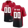 harde Custom A.Falcons Red Replica Home Game Stitched Jerseys