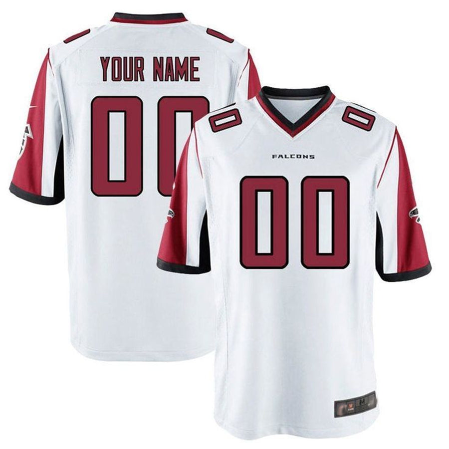 harde Custom A.Falcons White Game Stitched Jerseys
