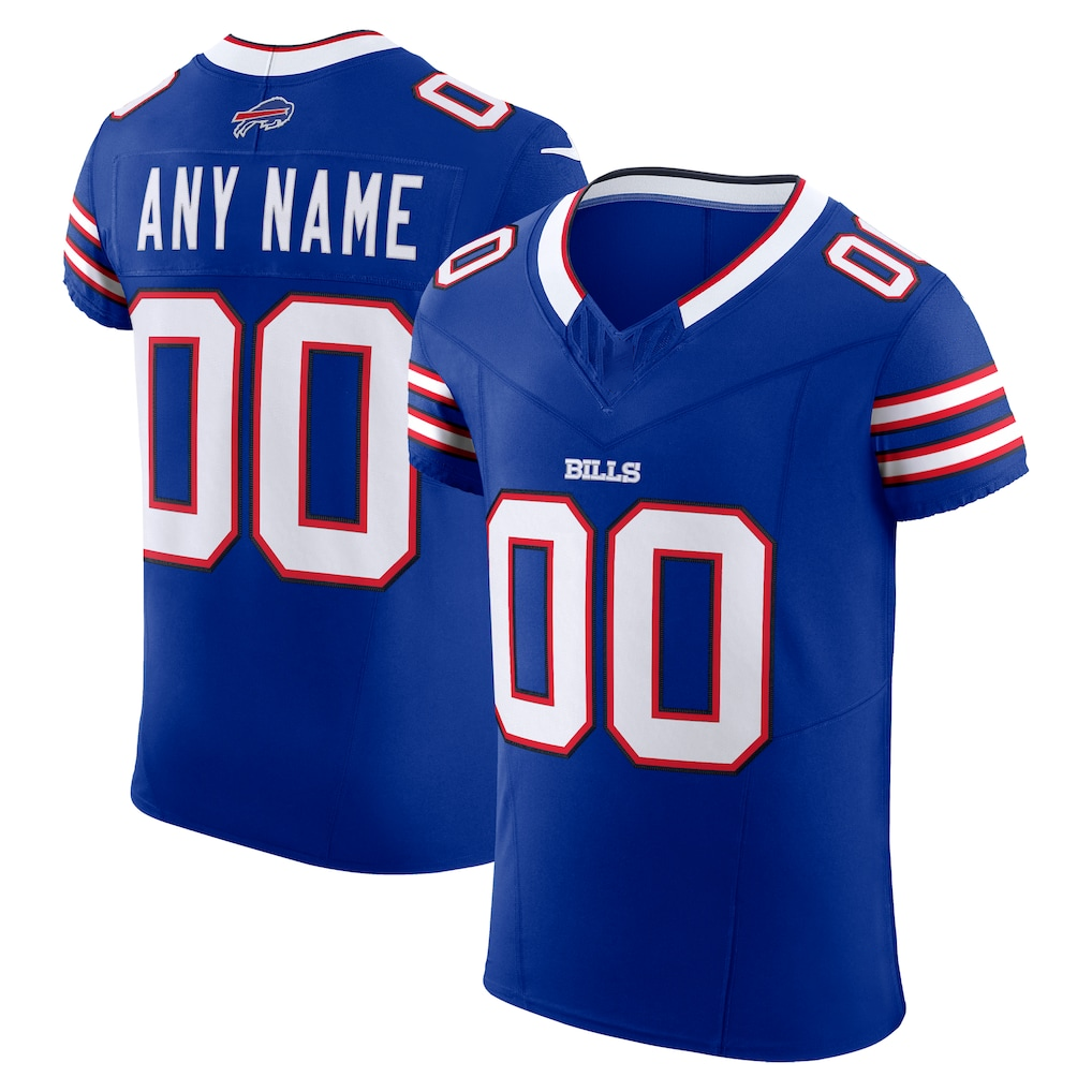 harde Custom B.Bills Royal Vapor F.U.S.E. Elite Stitched Jerseys