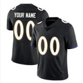 harde Custom B.Ravens Black Replica Limited Game Stitched Jerseys