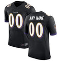 harde Custom B.Ravens Black Speed Machine Elite Stitched Jerseys