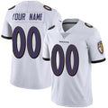 harde Custom B.Ravens White Vapor F.U.S.E. Limited Stitched Jerseys