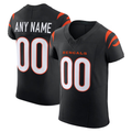 harde Custom C.Bengals Black Team Vapor F.U.S.E. Elite Stitched Jerseys