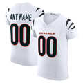 harde Custom C.Bengals White Vapor F.U.S.E. Elite Stitched Jerseys