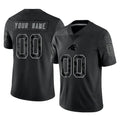 harde Custom C.Panthers Black Limited Reflective Game Any Name & Numbers Stitched Jerseys