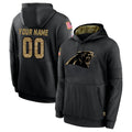 harde Custom C.Panthers Black Salute to Service Pullover Hoodies Any Name & Numbers Stitched Jerseys