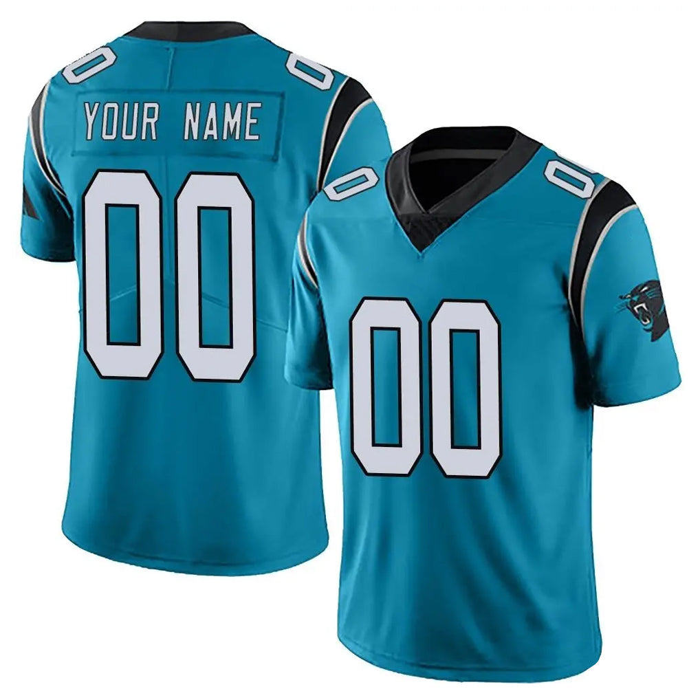 harde Custom C.Panthers Blue Vapor Untouchable Limited Game Any Name & Numbers Stitched Jerseys