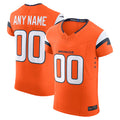 harde Custom D.Broncos Vapor F.U.S.E. Elite Orange Stitched Jerseys