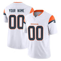harde Custom D.Broncos White Limited Vapor F.U.S.E. Home Game Any Name & Numbers Stitched Jerseys