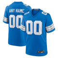 harde Custom D.Lions Blue Home Game Stitched Jerseys