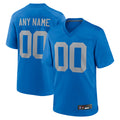 harde Custom D.Lions Blue Limted Game Alternate Stitched Jerseys