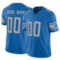 harde Custom D.Lions Blue Vapor F.U.S.E. Limited Home Game Any Name & Numbers Stitched Jerseys