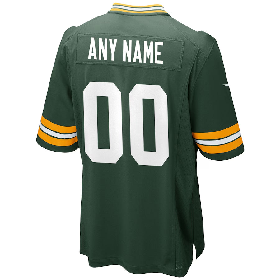 harde Custom GB.Packers Green Home Game Stitched Jerseys