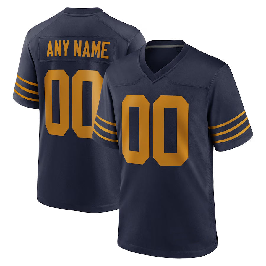 harde Custom GB.Packers Navy The 1923 Classic Game Stitched Jerseys