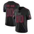 harde Custom H.Texans Black Impact Limited Game Any Name & Numbers Stitched Jerseys