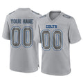 harde Custom IN.Colts Gray Atmosphere Fashion Home Game Any Name & Numbers Stitched Jerseys