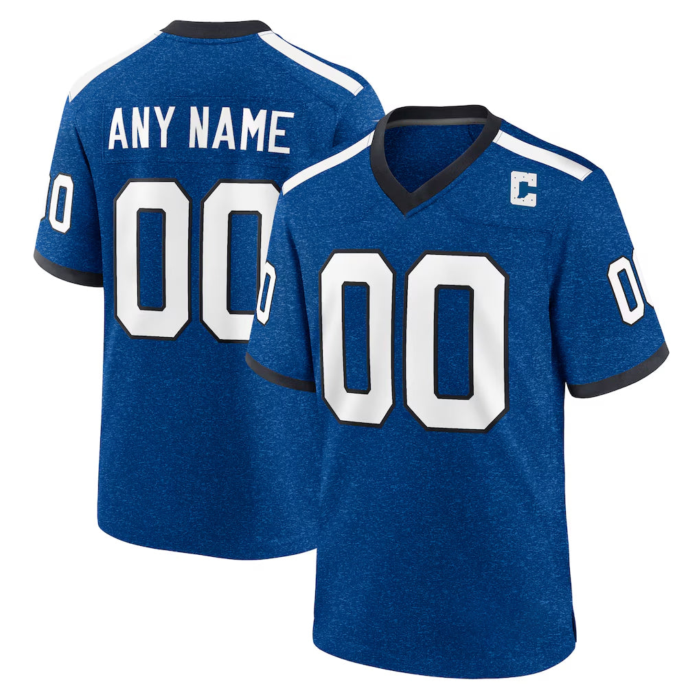 harde Custom IN.Colts Royal Alternate Indiana Nights Home Game Any Name & Numbers Stitched Jerseys