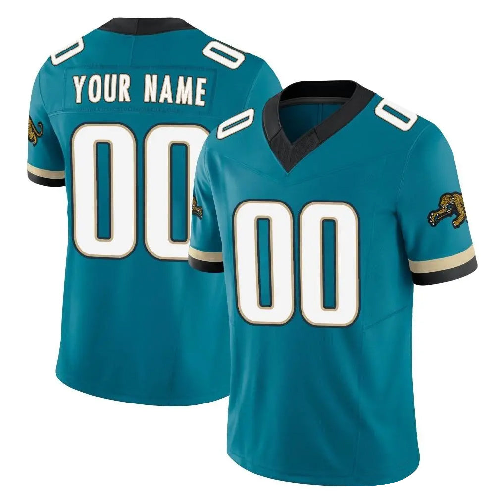 harde Custom J.Jaguars Teal Prowler Throwback Vapor F.U.S.E. Limited Home Game Any Name & Numbers Stitched Jerseys