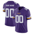 harde Custom MN.Vikings Purple Limited Vapor Untouchable Home Game Any Name & Numbers Stitched Jerseys