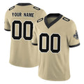 harde Custom NO.Saints Gold Limited Vapor F.U.S.E. Home Game Any Name & Numbers Stitched Jerseys