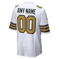 harde Custom NO.Saints White Alternate Game Stitched Jerseys