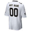 harde Custom NO.Saints White Home Game Stitched Jerseys