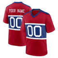 harde Custom NY.Giants Red Century Home Game Any Name & Numbers Stitched Jerseys