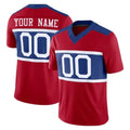 harde Custom NY.Giants Red Century Vapor F.U.S.E. Home Game Any Name & Numbers Stitched Jerseys