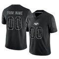 harde Custom NY.Jets Black Limited Reflective Home Game Any Name & Numbers Stitched Jerseys