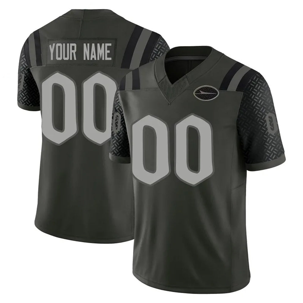 harde Custom NY.Jets Green Limited 2025 Rivalries Collection Home Game Any Name & Numbers Stitched Jerseys