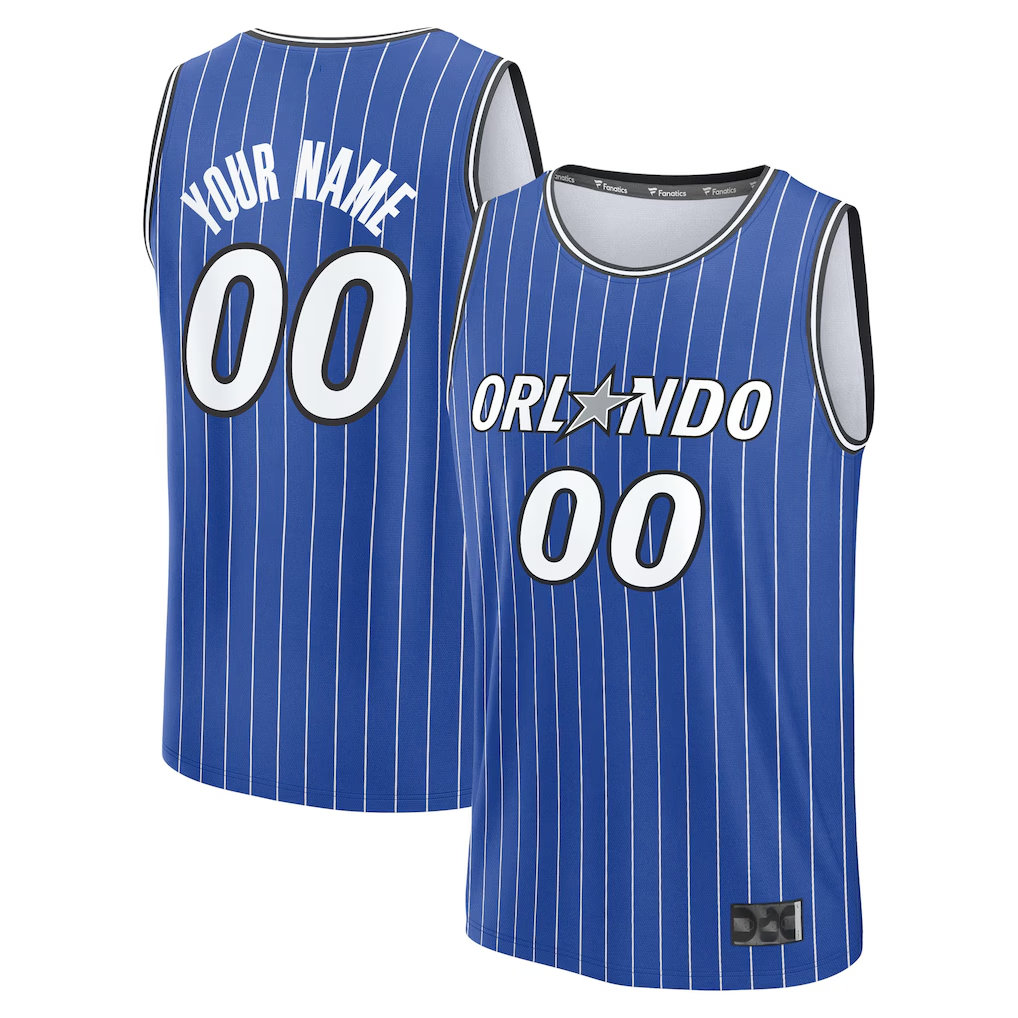 harde Custom O.Magic Blue Fast Break Replica Jerseys - Icon Edition