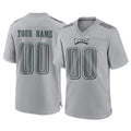 harde Custom P.Eagles Gray Atmosphere Fashion Home Game Any Name & Numbers Stitched Jerseys