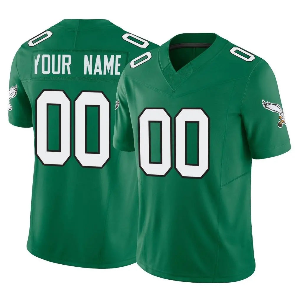 harde Custom P.Eagles Green Kelly Alternate Vapor F.U.S.E. Home Game Any Name & Numbers Stitched Jerseys