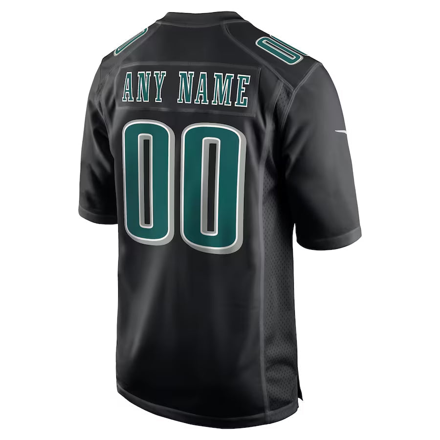 harde Custom P.Eagles Midnight Black Fashion Game Stitched Jerseys