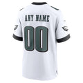 harde Custom P.Eagles White Stitched Home Game Stitched Jerseys